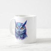 Mug Esprit de sagesse du hibou quantique (Devant gauche)
