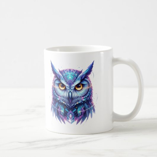 Mug Esprit de sagesse du hibou quantique (Droite)