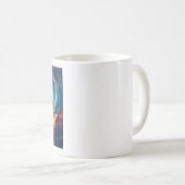 Mug Esprit de surf intemporel : Senior Wave Rider (Devant droit)