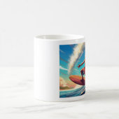Mug Esprit de surf intemporel : Senior Wave Rider (Centre)