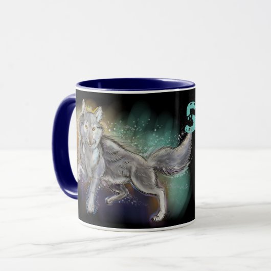 Mug Esprit du loup (Devant gauche)