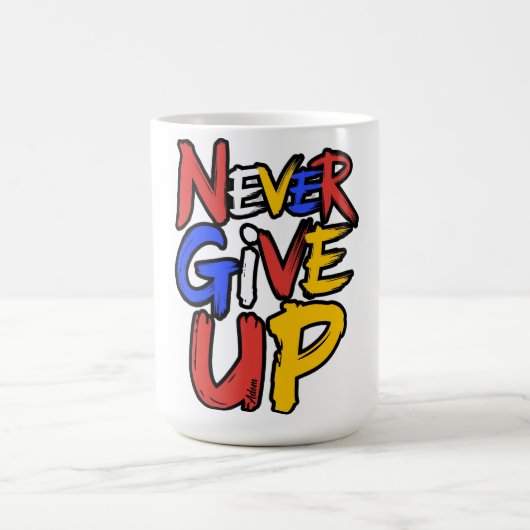Mug Esprit Inarrêtable Ne Jamais Abandonner (Centre)