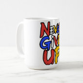 Mug Esprit Inarrêtable Ne Jamais Abandonner (Devant gauche)