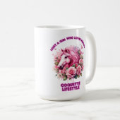 Mug "Esprit Rose sauvage" Coquette Femme T Chemise (Devant droit)