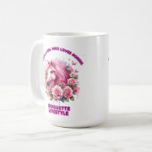 Mug "Esprit Rose sauvage" Coquette Femme T Chemise (Devant gauche)