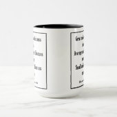Mug Esprits de la citation | d'Eleanor Roosevelt (Centre)