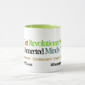 Mug Esprits révolutionnaires de café social de médias (Centre)