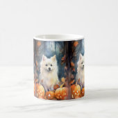 Mug Esquimau Américain D'Halloween Avec Peur Citrouill (Centre)