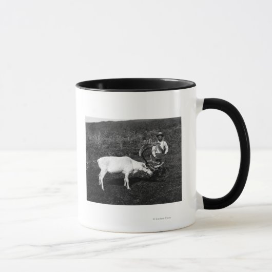 Mug Esquimau de l'Alaska et rennes capturés (Droite)