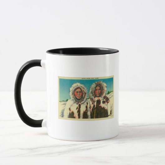 Mug Esquimaux autochtones en AlaskaState (Gauche)