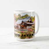 Mug Esquisse aquarelle Kyoto Japon | (Devant droit)