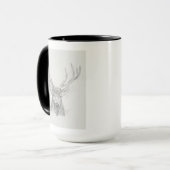 Mug Esquisse d'Elk contemporaine (Devant gauche)