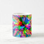 Mug Esquisse Imaginaire Art - Neon Abstrait Maj 1 (Centre)