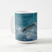 Mug Esquisser les vagues 11 oz ou 15 oz (Devant gauche)