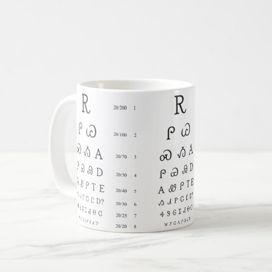 Mug Essai cherokee d'oeil (Devant gauche)