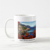 Mug essai de bout de côte d'Amalfi, coas d'Amalfi… - (Gauche)