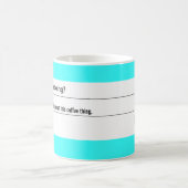 Mug Essai de figurer cette chose de café (Centre)