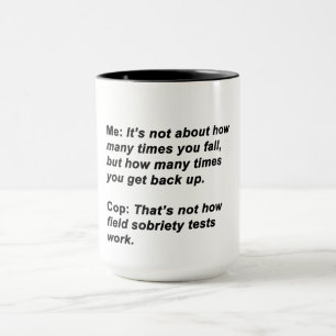 Mug Essai de sobriété
