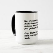 Mug Essai de sobriété (Devant gauche)
