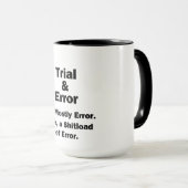 Mug Essai et erreur (Devant droit)