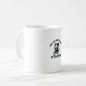 Mug Essaie Juste De Le Garder Ensemble, Drôle Chat Hal (Devant gauche)