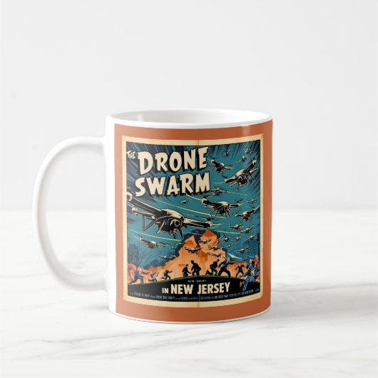 Mug Essaim de drones dans le New Jersey (Gauche)