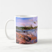 Mug Essaim de moustiques, fjord de scandinavie, (Gauche)