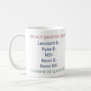 Mug Essais très sensibles de Zika par RoseWrites
