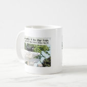 Mug Essayer de le faire Slogan Chat Inspirational Phot (Devant gauche)
