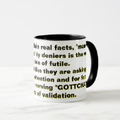 Mug Essayer d'expliquer des faits réels, "man-splainin (Devant droit)