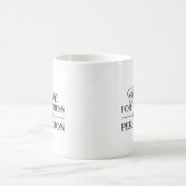Mug Essayer pour la progression pas la perfection (Centre)