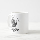 Mug Essayez un peu de Randonnée de feu de camp (Devant gauche)