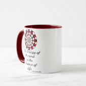 Mug *Essence de Life* - citation d'Aristote (Devant gauche)