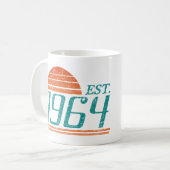 Mug Est. 1964 Vintage 60 Ans (Devant gauche)