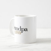 Mug Est 2010 de grand-papa (Devant gauche)