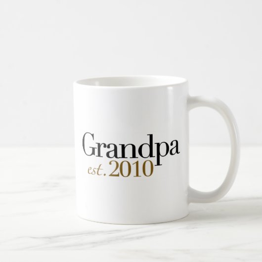 Mug Est 2010 de grand-papa (Droite)