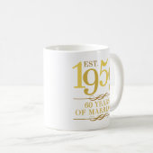 Mug Est. 60e anniversaire du Mariage 1959 (Devant droit)