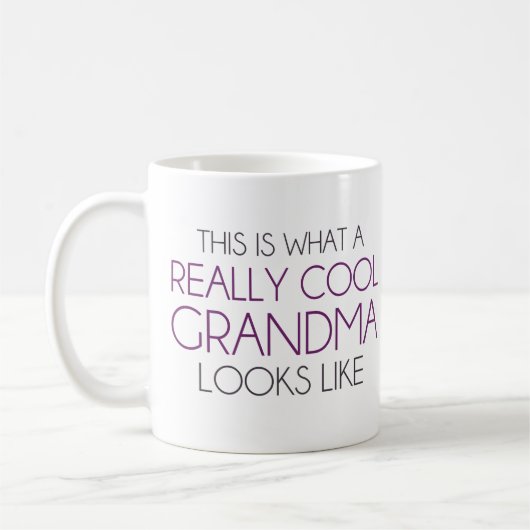 Mug Est c'à ce qu'une grand-maman vraiment fraîche (Gauche)