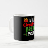 Mug Est-ce déjà les vacances de Noël Drôle de fête (Devant gauche)