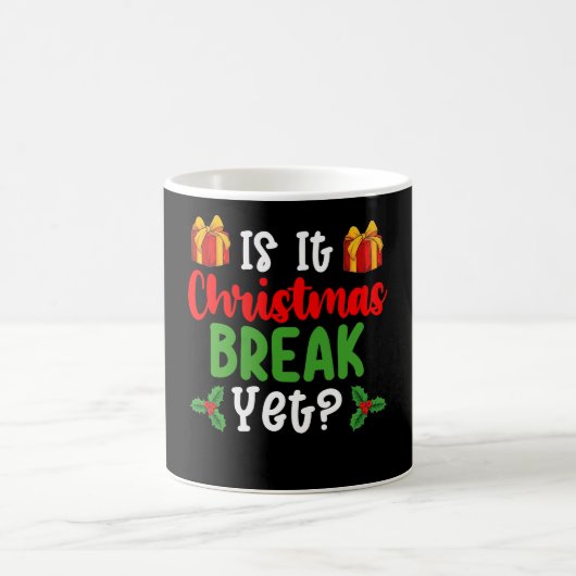 Mug Est-ce déjà les vacances de Noël Drôle de fête (Centre)