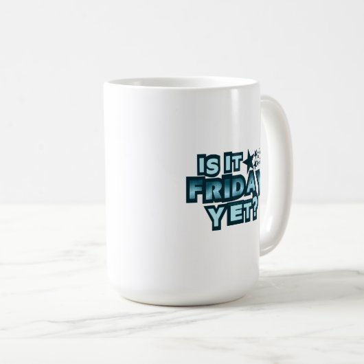 Mug Est-Ce Encore Vendredi ? (Devant droit)