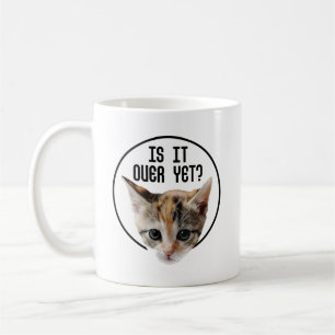 Mug EST-CE FINI!? Visage de chaton Coronavirus