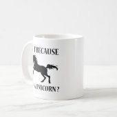 Mug Est-ce parce que je suis une licorne (Devant gauche)