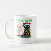 Mug Est-Ce Que C'Est Assez Jolly Assez Drôle Chat Noir (Gauche)