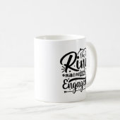 Mug Est-Ce Que Cette Bague Me Fait Apparaître Engagée  (Devant droit)