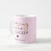 Mug Est-Ce Que Cette Bague Me Fait Sembler Engagé Futu (Devant gauche)