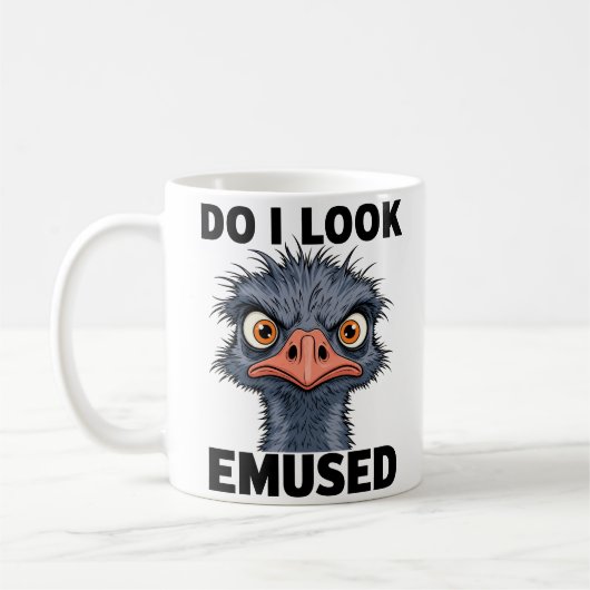 Mug est-ce que j'ai l'air amusé (Gauche)