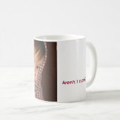 Mug Est-ce que je ne suis pas mignon ? (Devant droit)