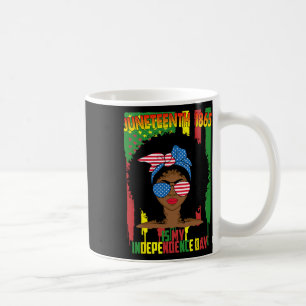 Mug Est-ce que ma fête de l'Indépendance Femmes Noires