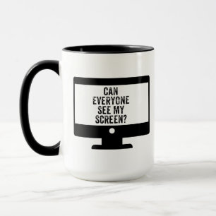 Mug Est-Ce Que Tout Le Monde Peut Voir Mon Écran ? Réu